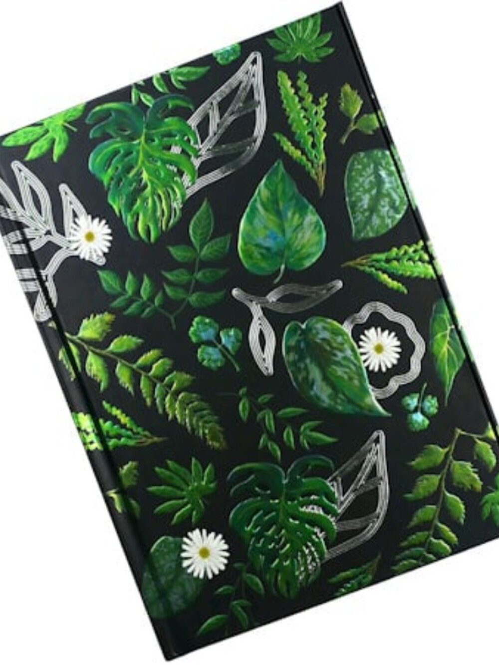 Flame Tree Foiled Journal Don’t Leaf Me This Way NWOT